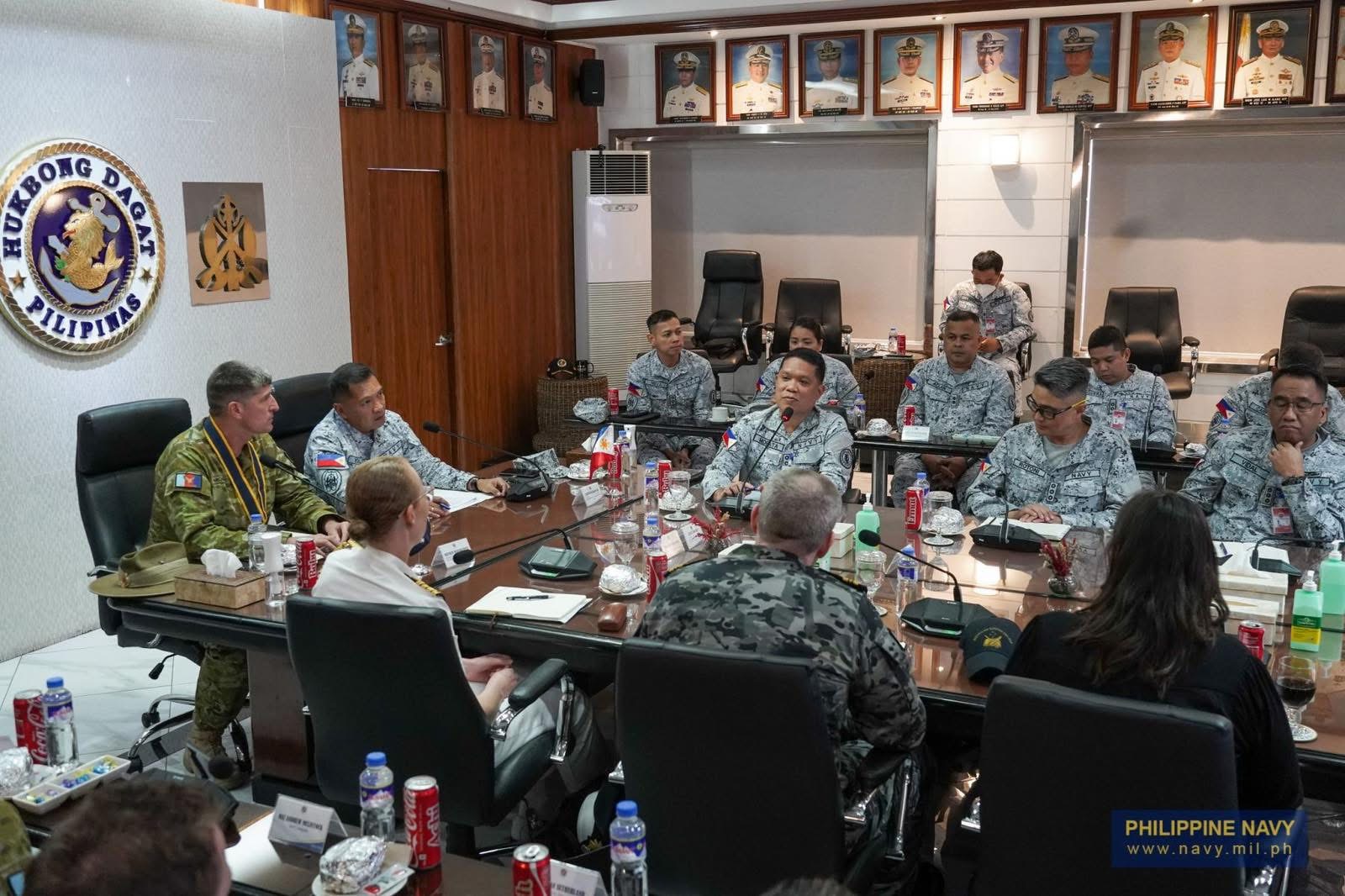 Australian Command and Staff College conducts Study Tour at PH Navy HQs