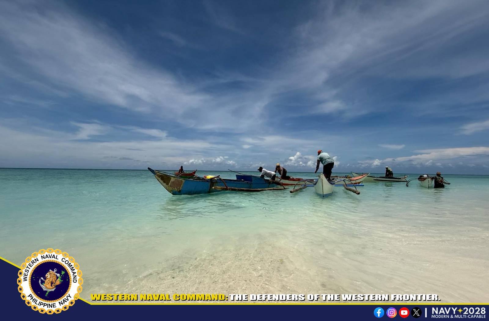 Western Naval Command Helps Fishermen in the WPS